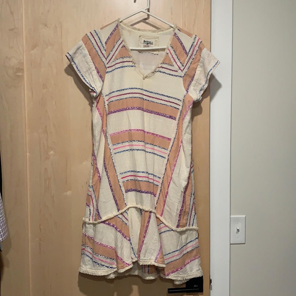 Holding horses short sleeve dress